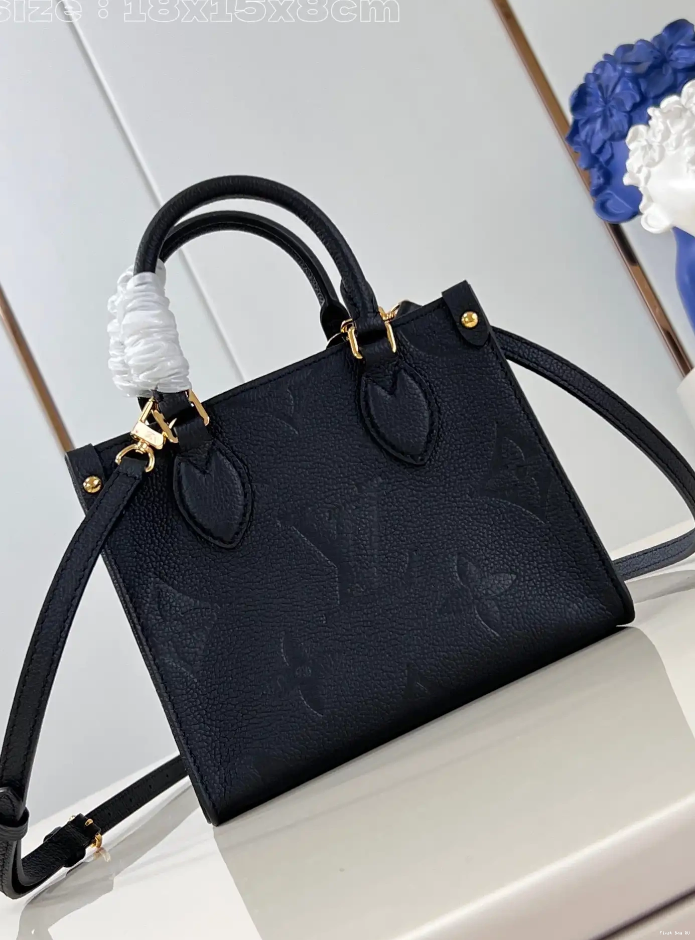First bags ru reviews LOUIS ONTHEGO VUITTON BB-18*15*8.5cm 0605